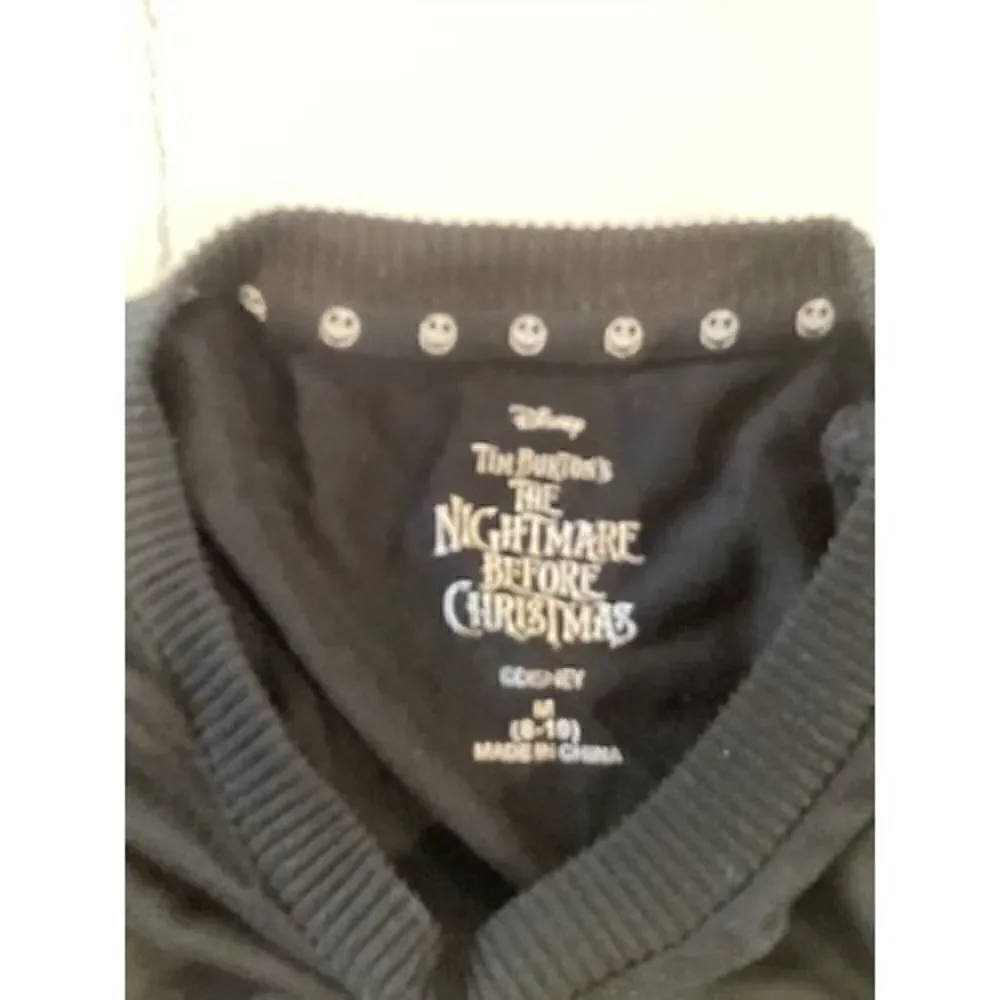 Disney Sz M Nightmare Before Christmas Sleepwear Shirt What A Wonderful Nightmar - Picture 8 of 11